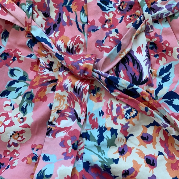 Floral Paperbag Waist Culottes Size XS - Picture 8 of 8